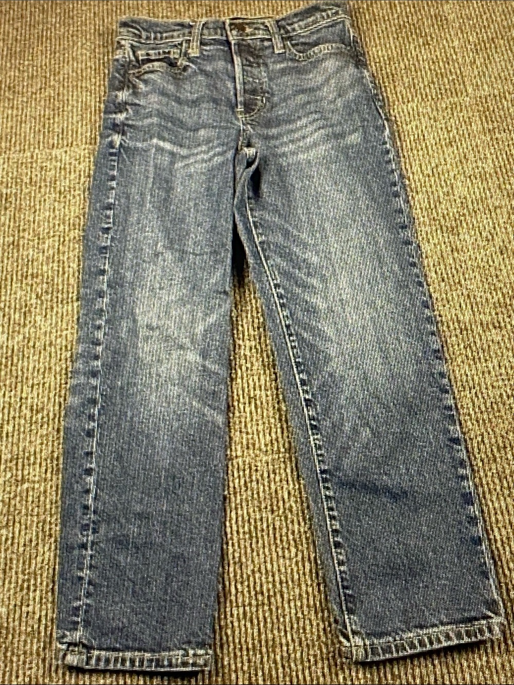 Banana Republic Women's Straight-Leg Jeans in Faded Blue